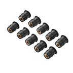 10x M5 Motorcycle Windshield Rubber Nuts Vibration Dampers for Fairing