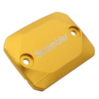 Ducati Scrambler 1100 Gold Brake Clutch Reservoir Cover Oil Pump Cap