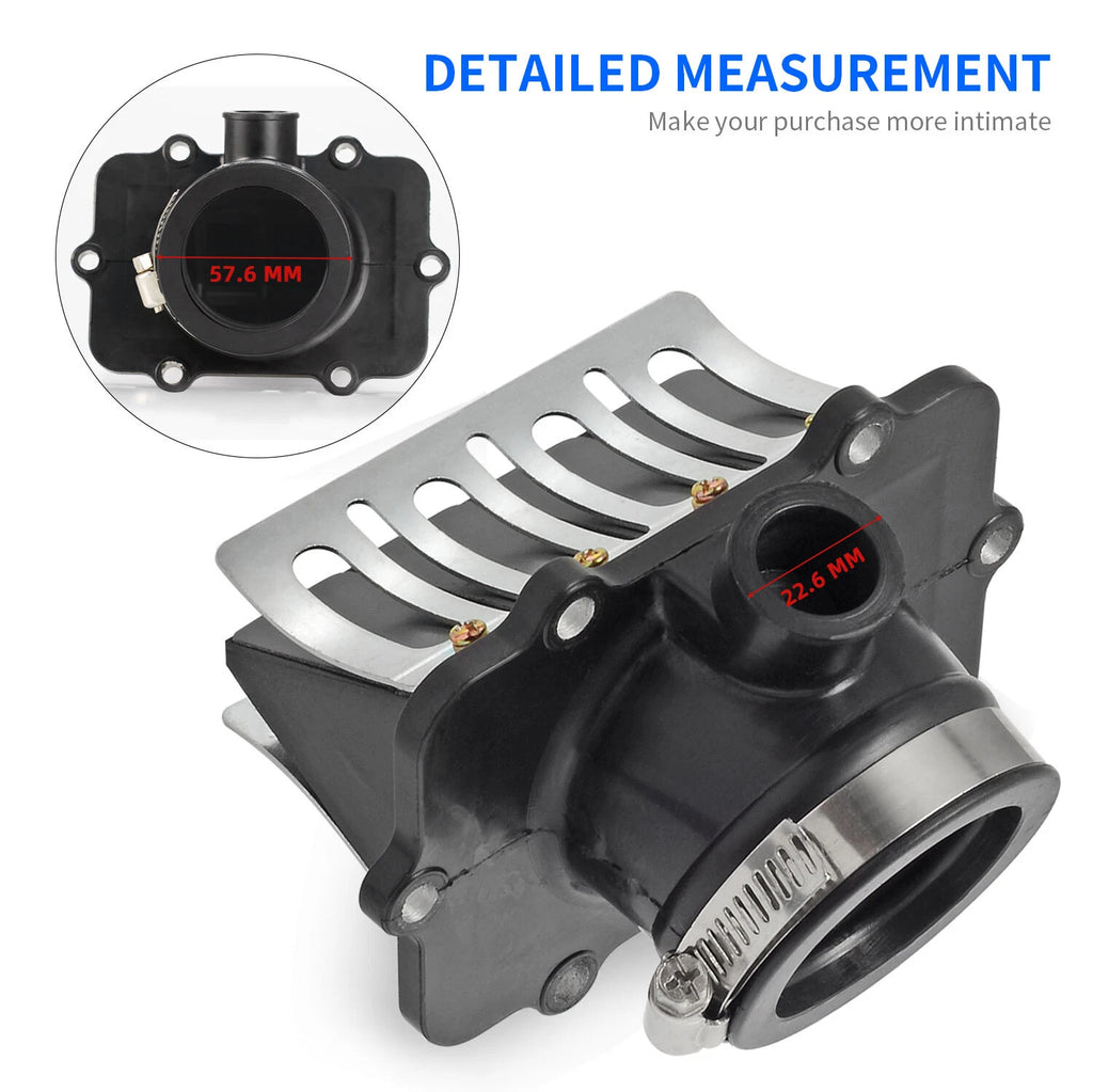 Carb Flange Intake Socket Reed Valve for Ski-Doo MXZ REV 700 800 (2003) 420867879