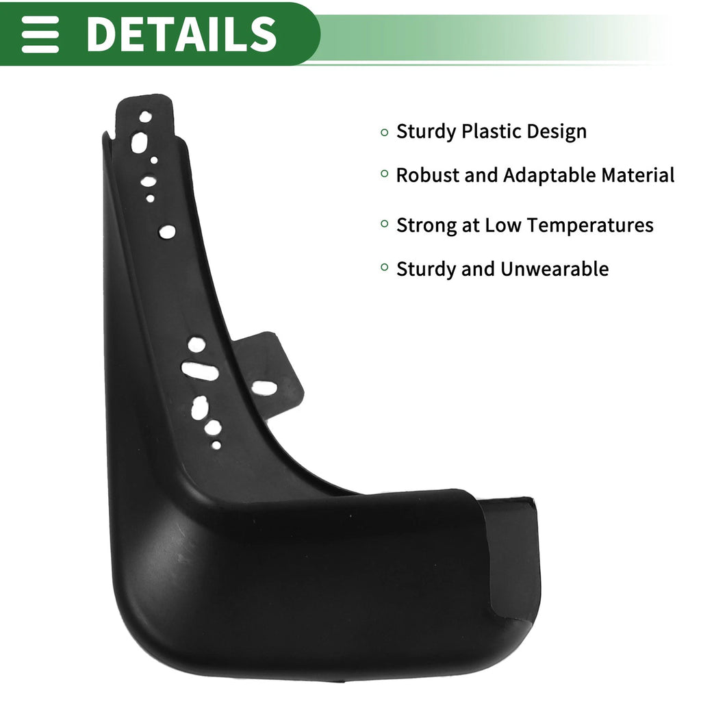 Mud Flaps Splash Guards for Hyundai Verna (2010–2014) W/ Mount Accessories