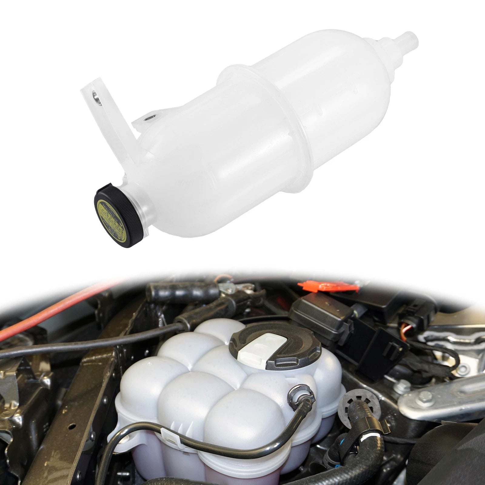 Coolant Radiator Reservoir Tank with Cap for Toyota Hilux Vigo (2005–2015)