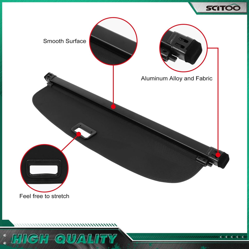 Retractable Cargo Cover for Audi Q5 SQ5 (2026) - Trunk Privacy Shade