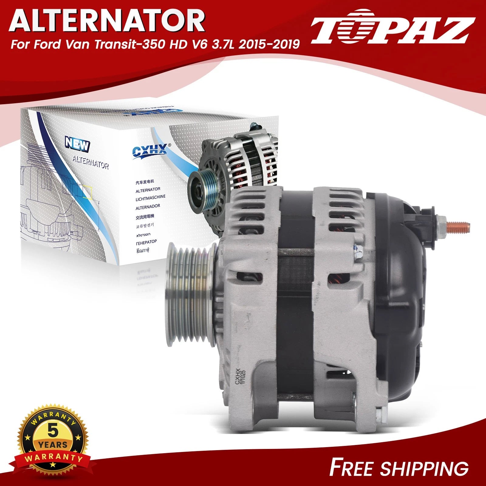 Alternator for Chrysler Sebring, Dodge Avenger (2007–2010)