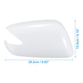 Right Side Car Exterior Mirror Cover White for Honda Jazz (2008-2015)