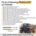 Windshield Shocks Struts w/ Ball End Nuts for Polaris Ranger XP 900 1000 (2013–2021) 7043889