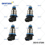 Set of 4 Fuel Injectors 35310-37200 for Hyundai Avante Elantra (2014–2018)
