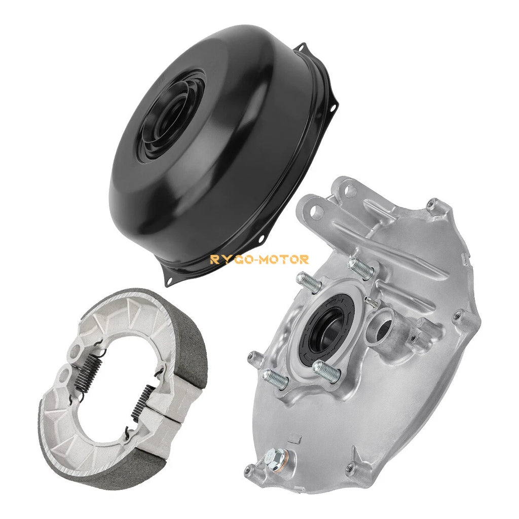 Rear Brake Drum Hub Plate Cover Bearing Seals for Honda Foreman 500 (2005–2013)
