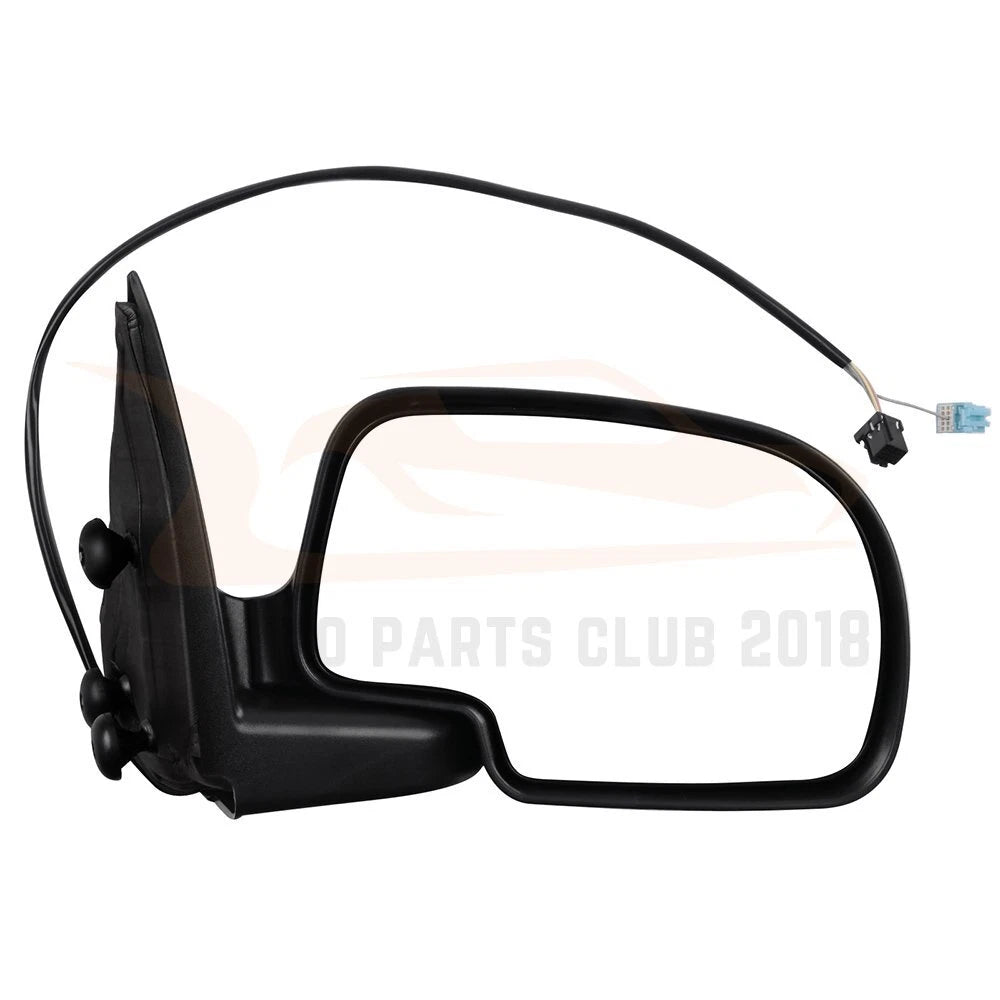 Passenger Side Power Heated Black Exterior Mirror for Chevy GMC (2003–2006)