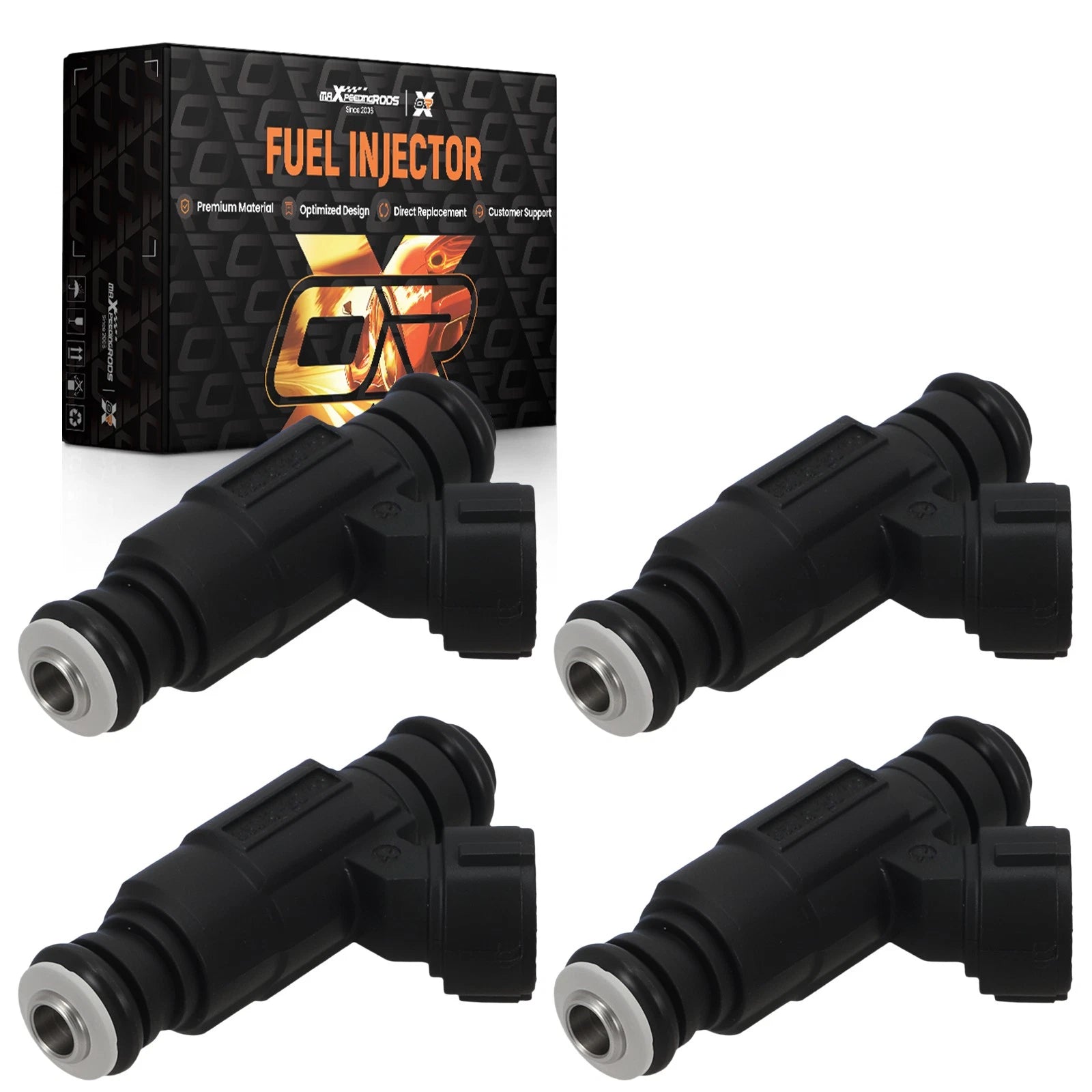 4PCS Front Fuel Injector Set for Hyundai Genesis Coupe 2.0L (2010–2012)