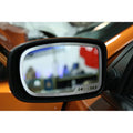 Brushed Stainless Steel Side View Mirror Trim w/'HEMI' for 2011-13 Dodge Charger