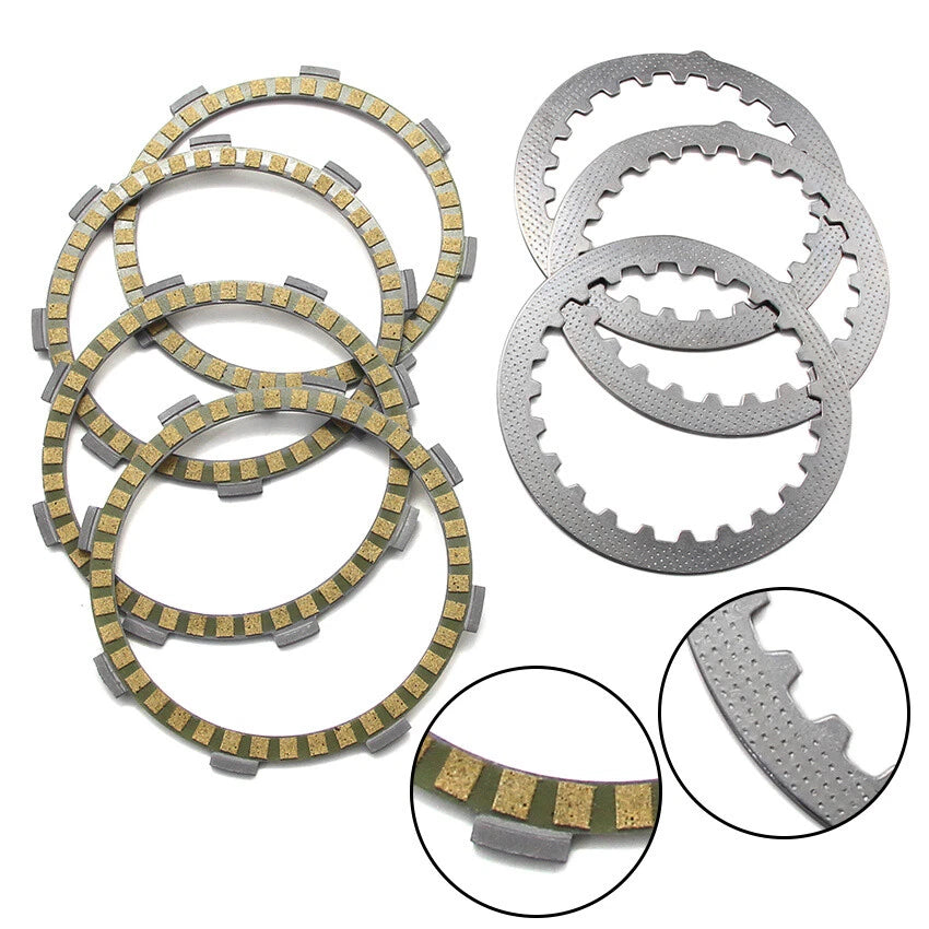 Clutch Friction Disc Plate Kit for Yamaha YZ80C DT80 LC1 RZ50 (1980–1989)