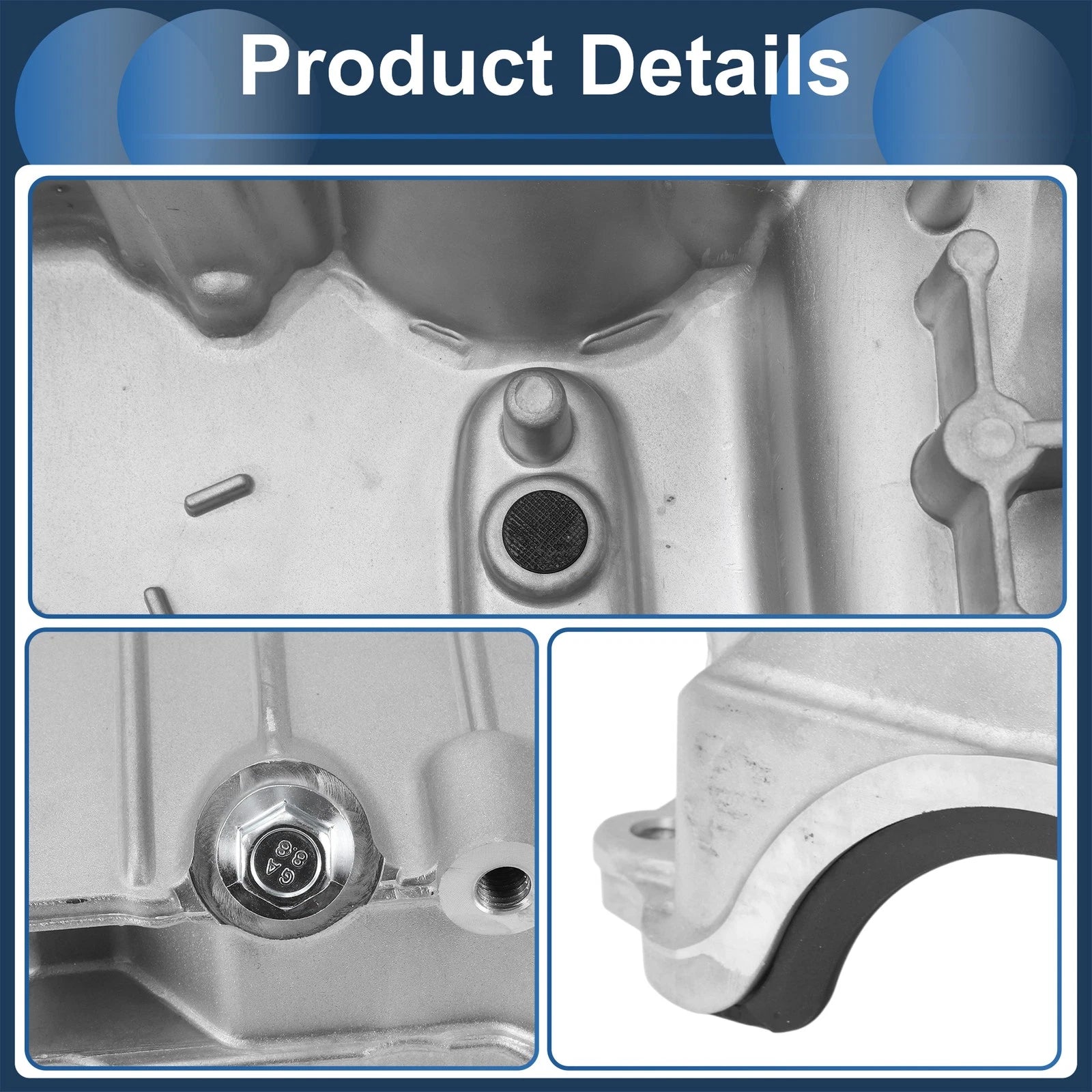 1 Pcs No.12604911 Engine Oil Pan for Buick Terraza (2006–2007) Aluminum