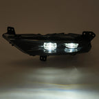 Set of 2 Front Fog Lights Black LED for Chrysler 300 (2015-2024)
