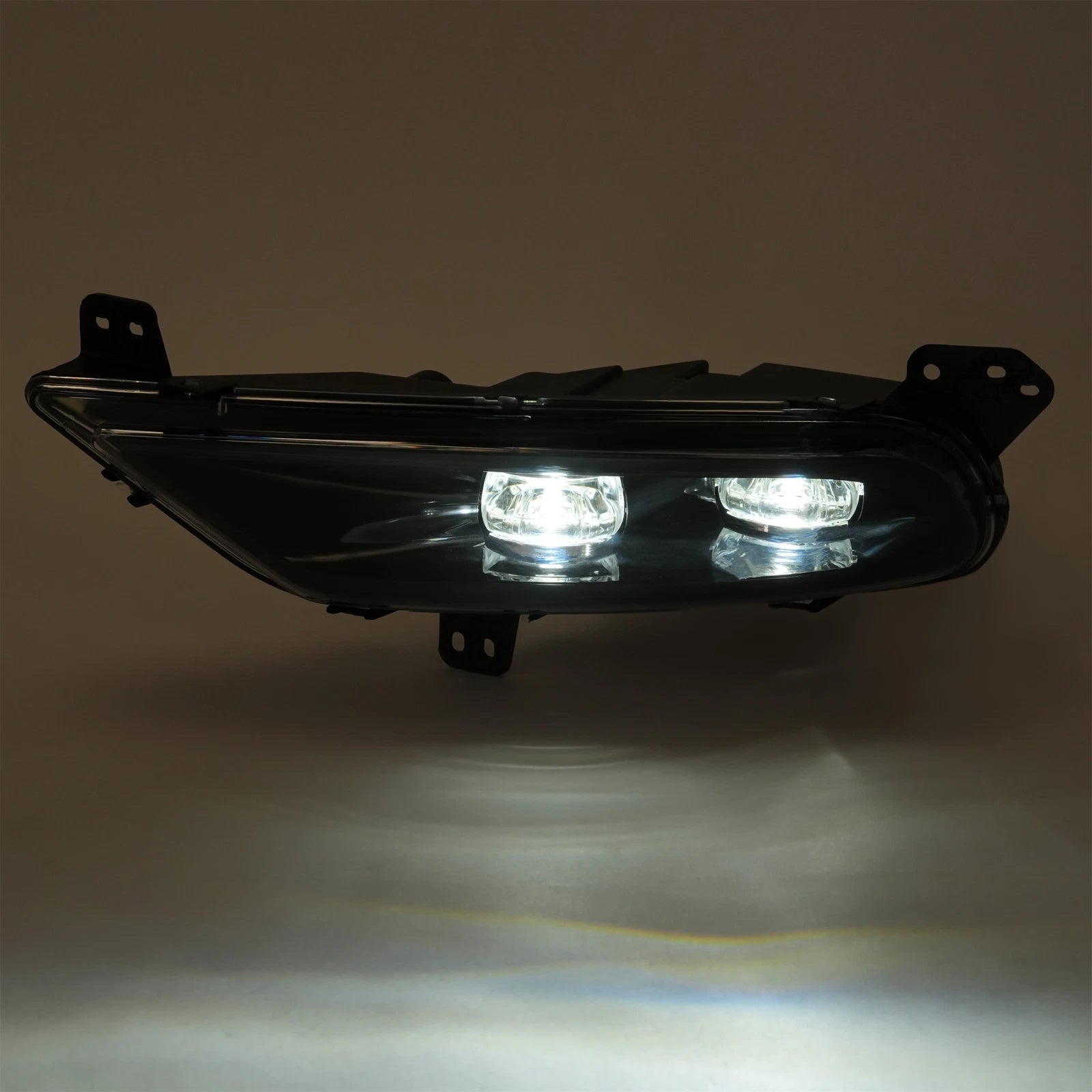 Set of 2 Front Fog Lights Black LED for Chrysler 300 (2015-2024)