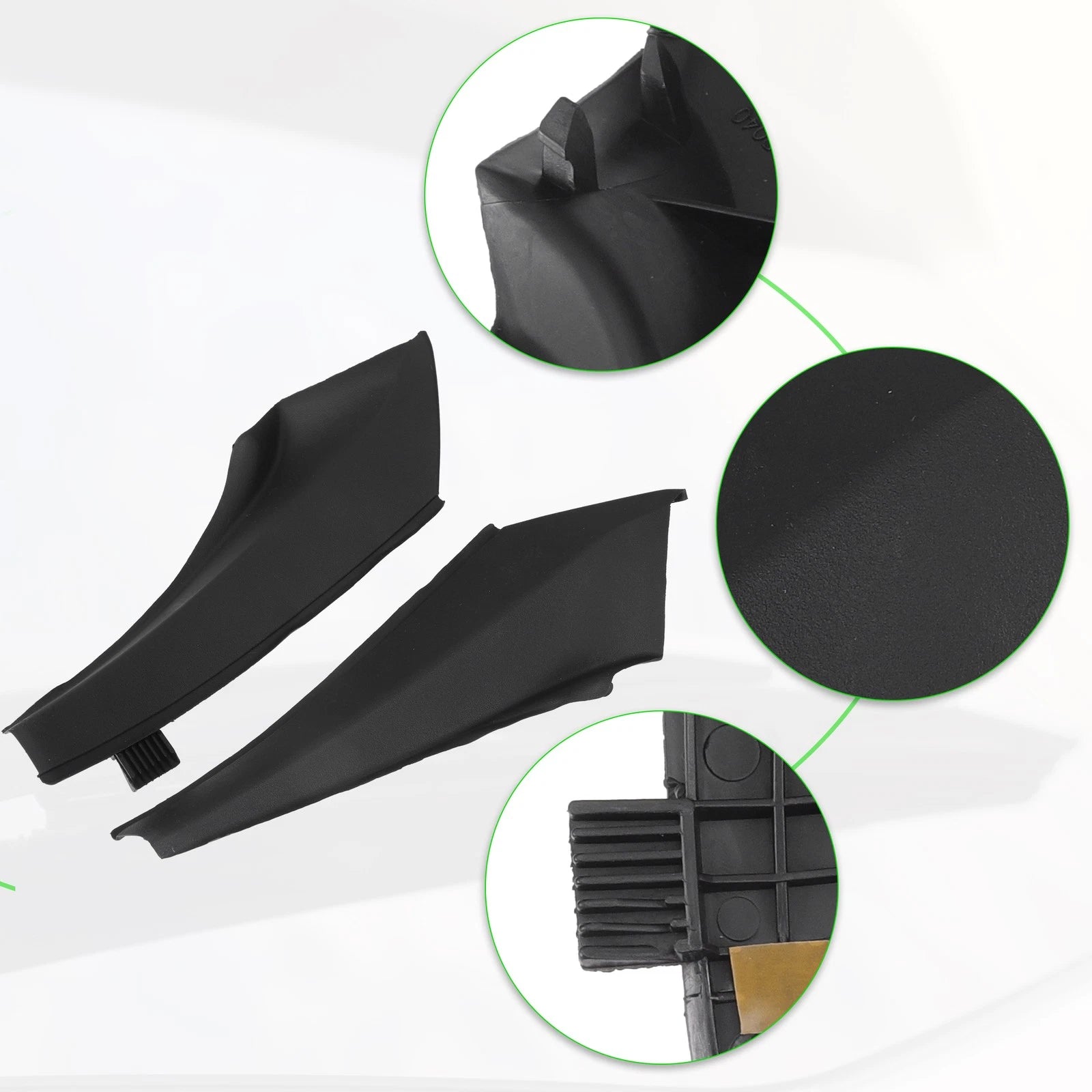 Set of 2 Cowl Extension Trim Covers for Toyota RAV4 (2013–2019) 716058394175