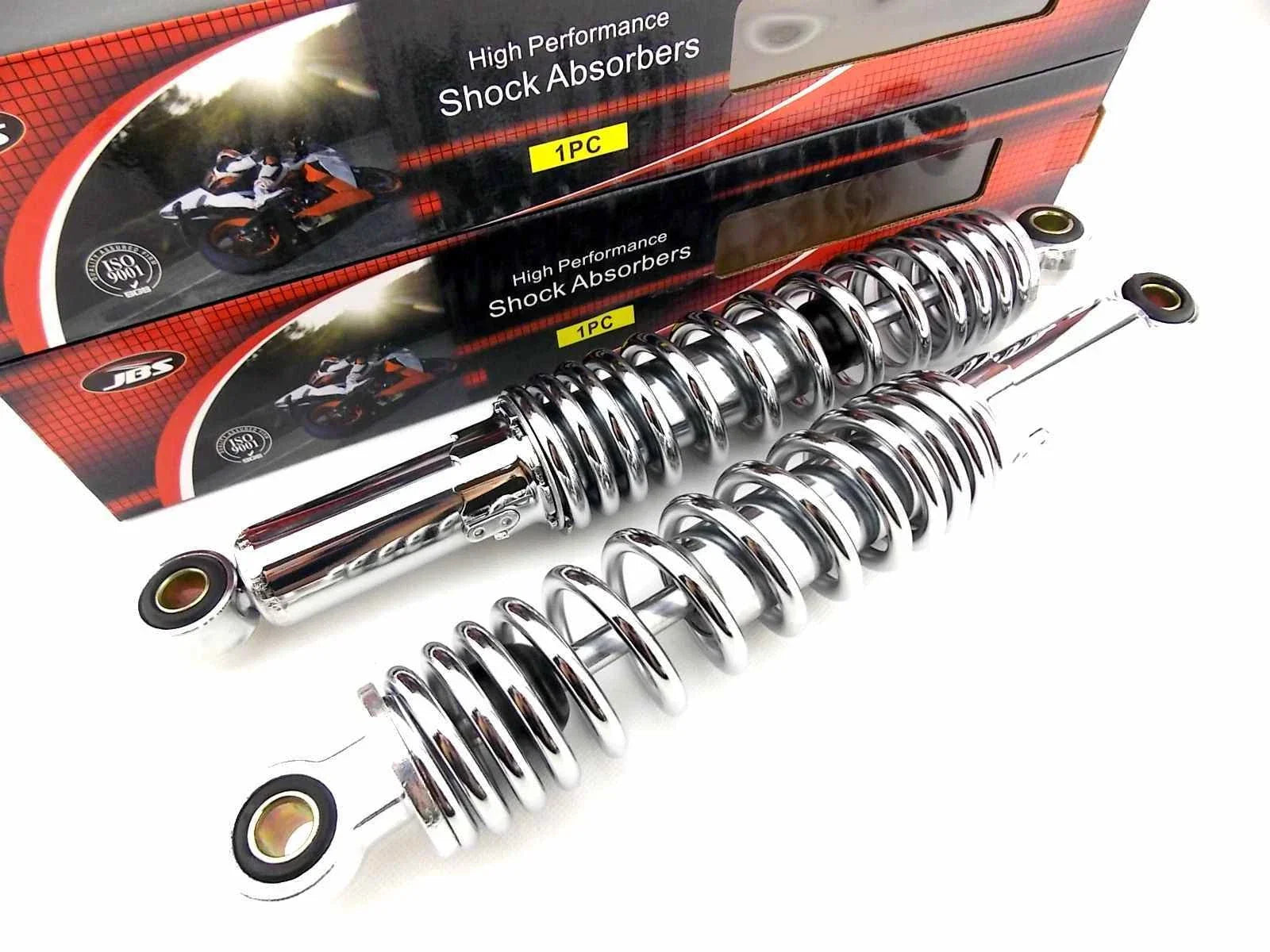 325mm JBS Chrome Rear Shock Absorbers for Yamaha RD250