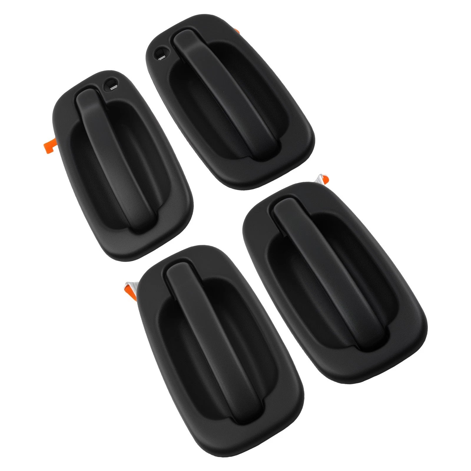 Black Plastic Door Handle Set for GMC Yukon (1999–2006) 4PC