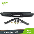 Rear Step Bumper Assembly Kit for Toyota Tacoma (1995–2004) Black Steel