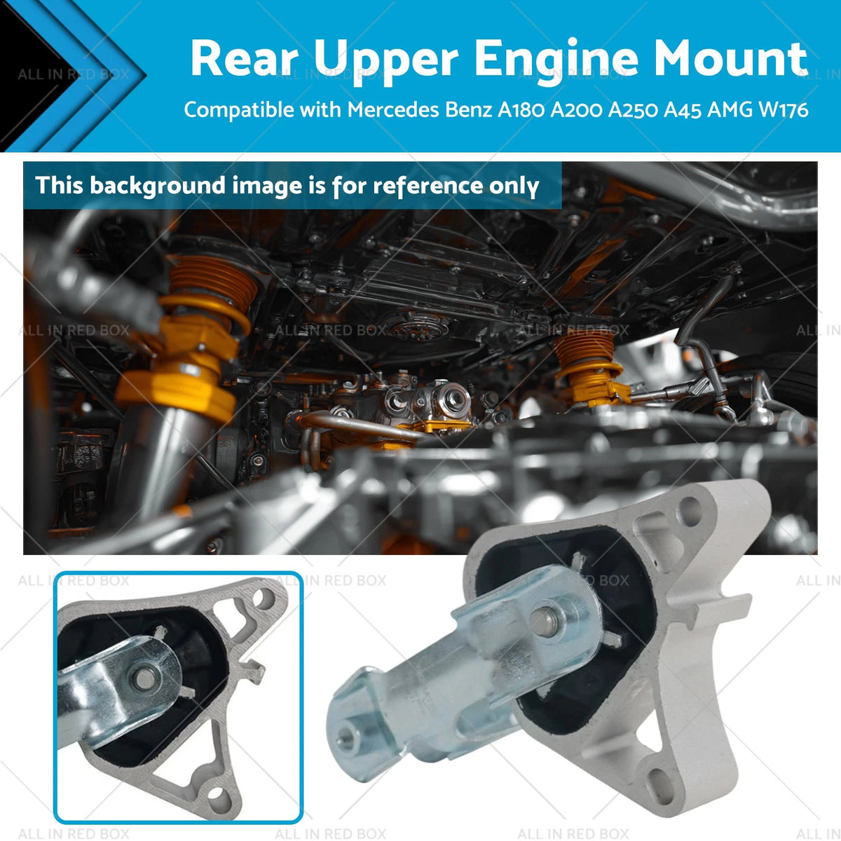Rear Upper Engine Mount for Mercedes Benz AMG W176 A180 A200 A250 A45 (2013–2018)