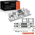 Dual Plane Intake Manifold with Gasket for Chevrolet Small Block (Gen I)