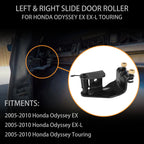 Center Sliding Door Hinge Roller Left & Right for Honda Odyssey (2005–2010)