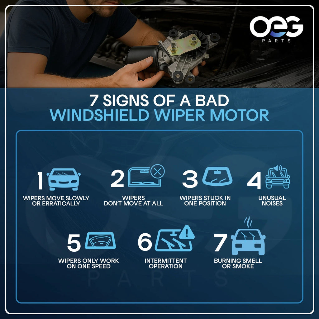 Windshield Wiper Motor for Fiat Punto (176)