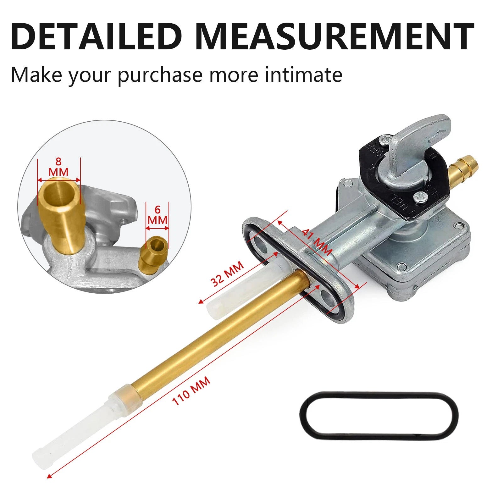 Fuel Tank Petcock Switch Valve for Kawasaki Ninja 250R (1989-2007)