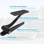 Aluminum Alloy Throttle Pedal for Chevy Ford, Black