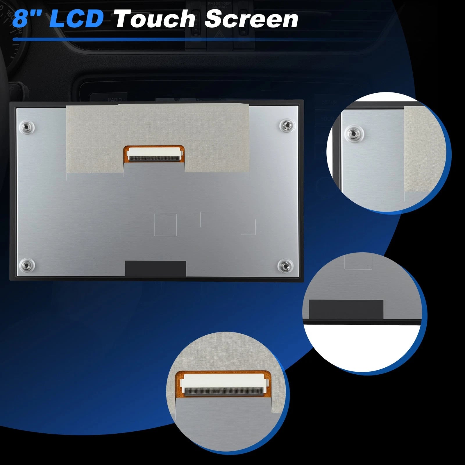 8" LCD Touch Screen Glass Digitizer for Hyundai Tucson (2021–2023) TDO0797F00136