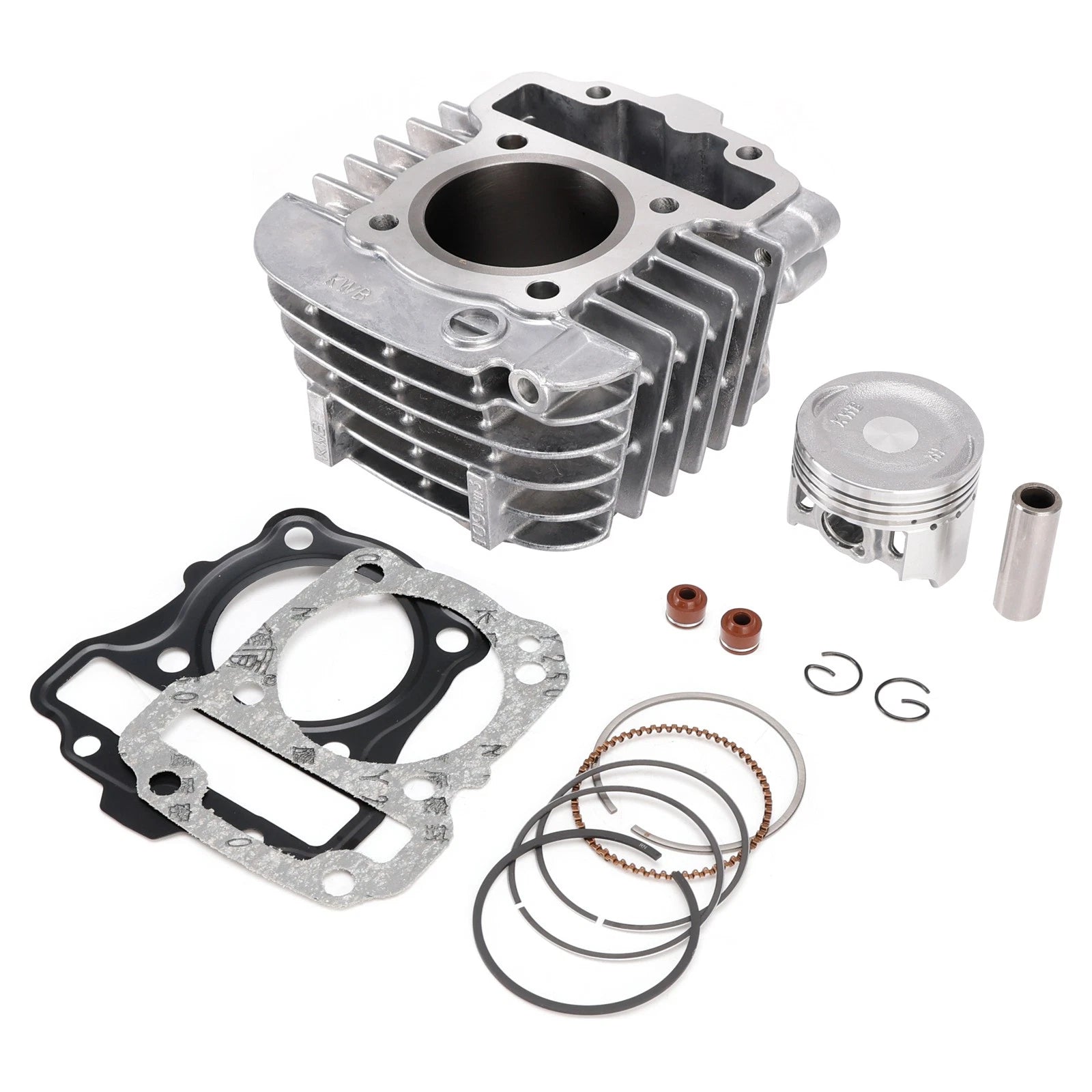 Top End Kit with Cylinder Block Piston Gaskets for Honda CRF110 CRF110F (2013–2025)