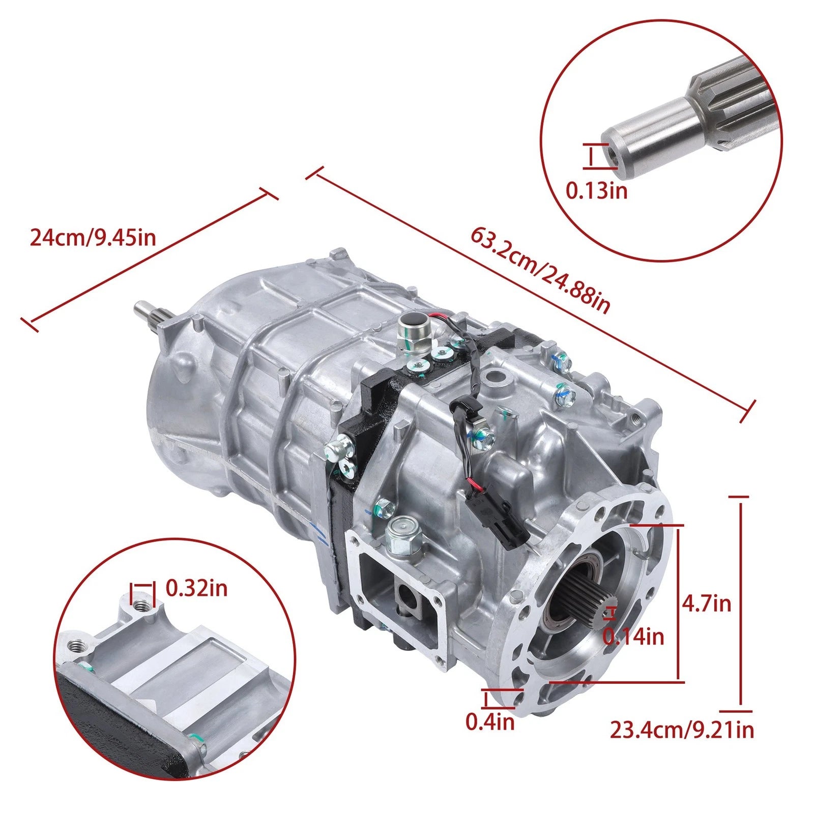 Transmission Assembly for Jeep Wrangler YJ TJ (1989-1993) Manual
