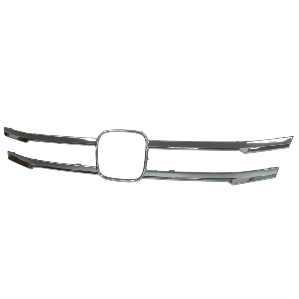 Replacement Chrome Plastic Center Grille Molding for Honda Odyssey (2011–2013)