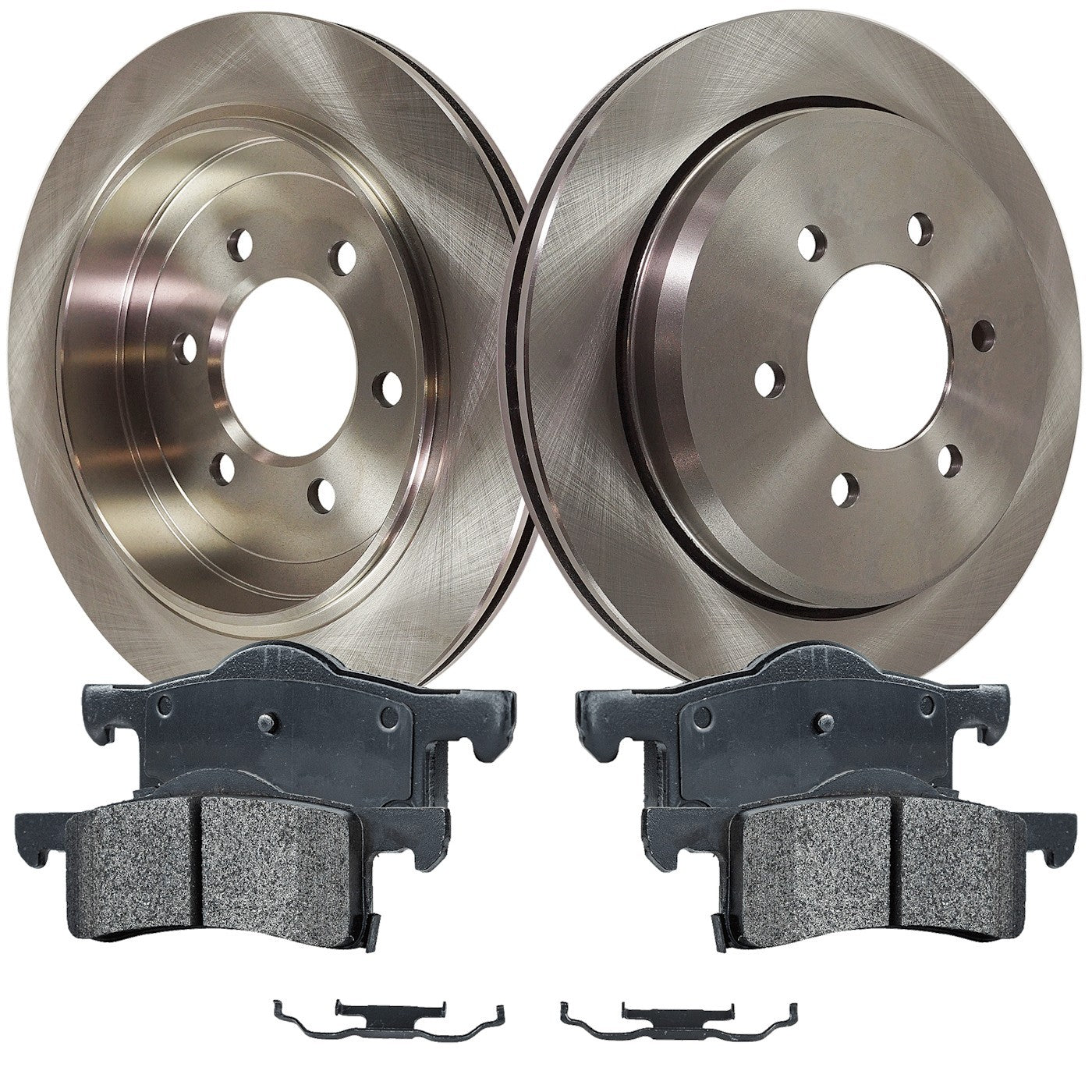 Rear Brake Disc Rotor and Pad Kit for Ford Expedition, Lincoln Navigator (2003–2006)