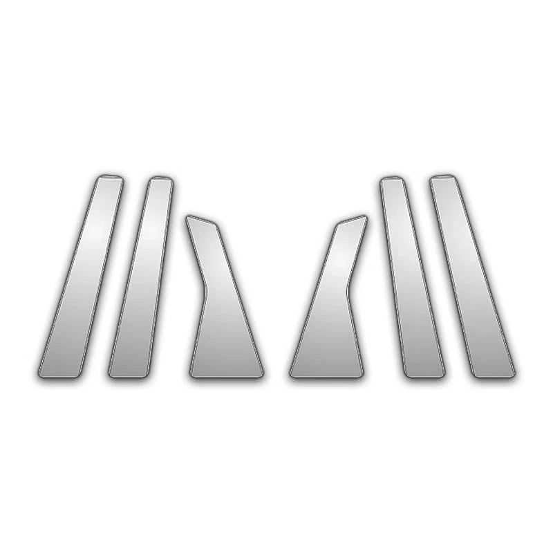 Diamond Grade 6pc Stainless Steel Pillar Post Covers for 2010-15 Honda Crosstour
