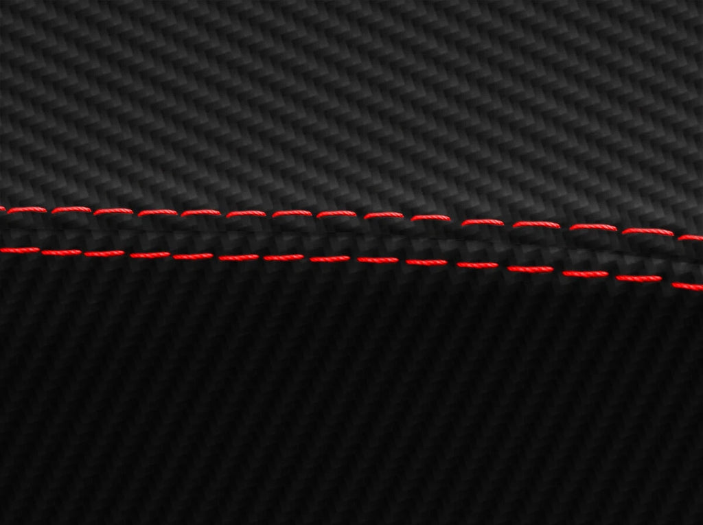 Manual Shift Boot Carbon Fiber for Acura CL (2001–2003) Red Stitch