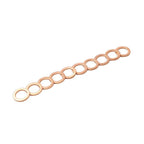 10 x M12*1.5 Copper Oil Drain Plug Gasket Seal for Universal Applications
