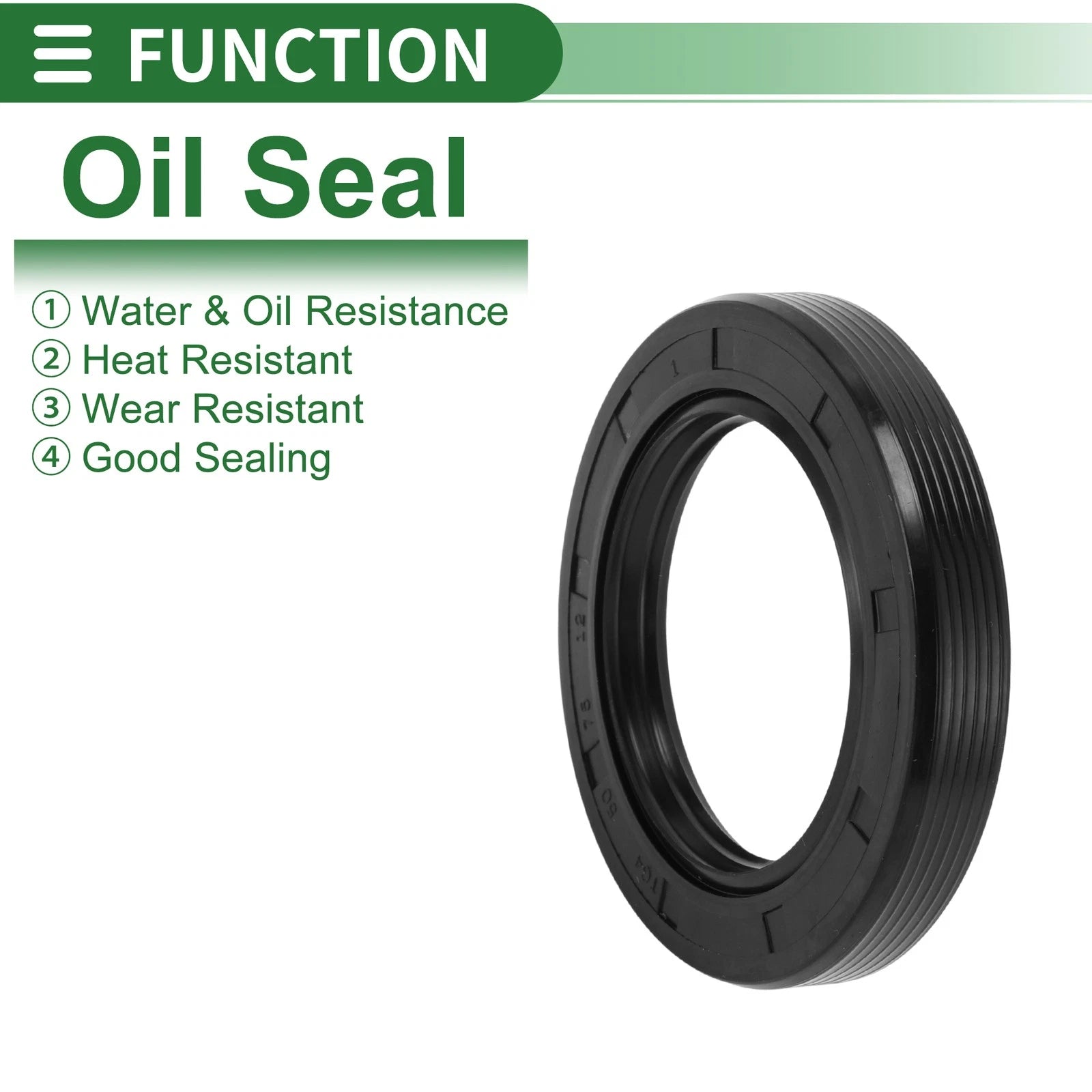 Oil Seal   - NBR Rubber 50x75x12mm