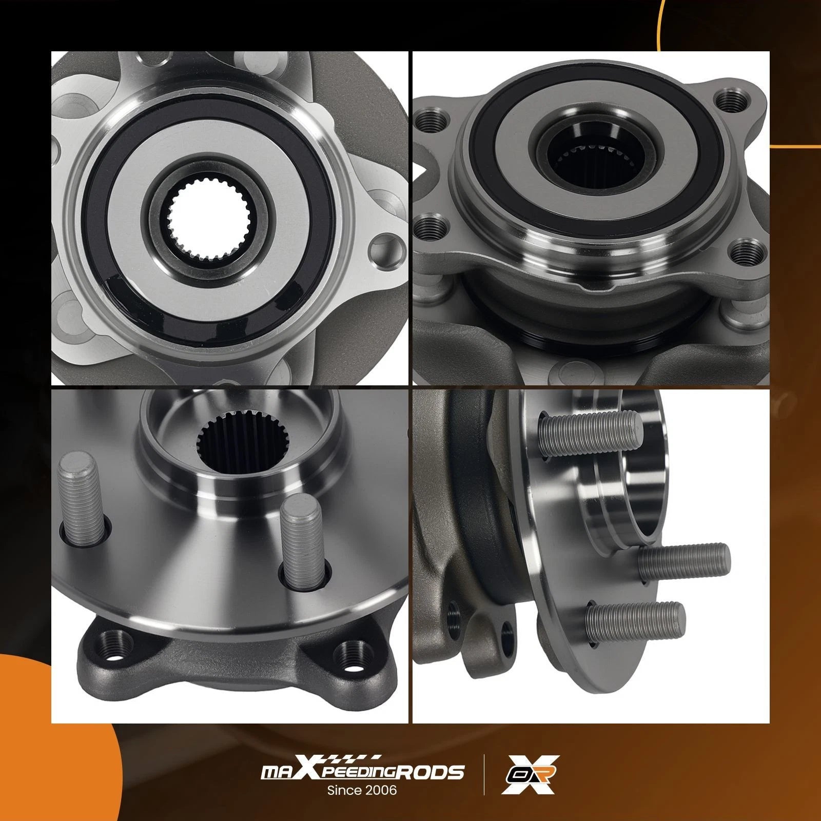Front LH RH Wheel Hub & Bearing for Lexus ES250 Toyota Camry (1983–1991) 513448 HA590759