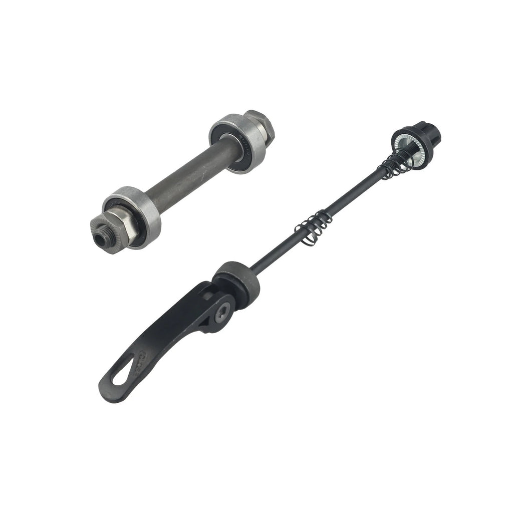 Quick Release Axle Set for MTB Bike (Front & Rear) - Steel Black