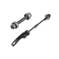 Quick Release Axle Set for MTB Bike (Front & Rear) - Steel Black