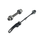 Quick Release Axle Set for MTB Bike (Front & Rear) - Steel Black