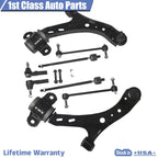 Front Suspension Lower Control Arms & Tie Rods for Ford Mustang (2005-2010)