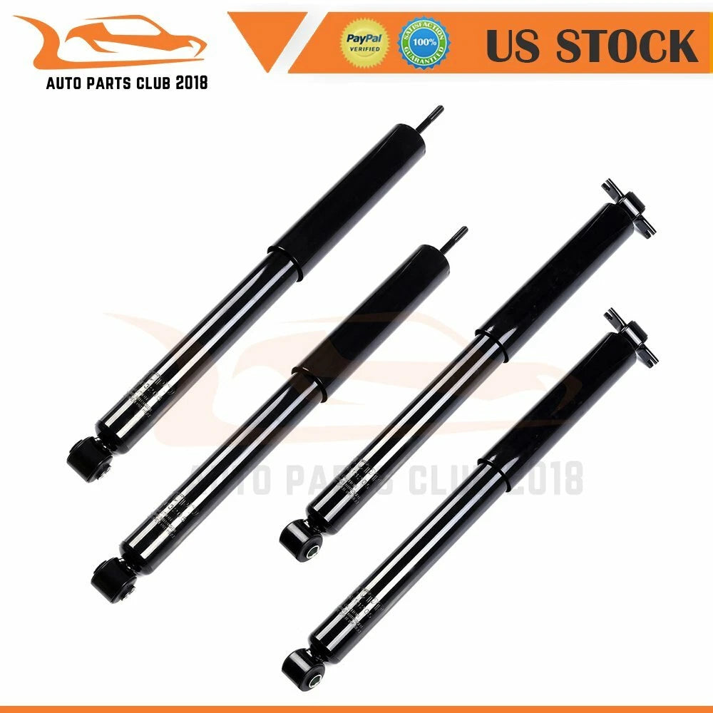 Set of 4 Front and Rear Struts Shocks for Jeep Wrangler (2007–2011)