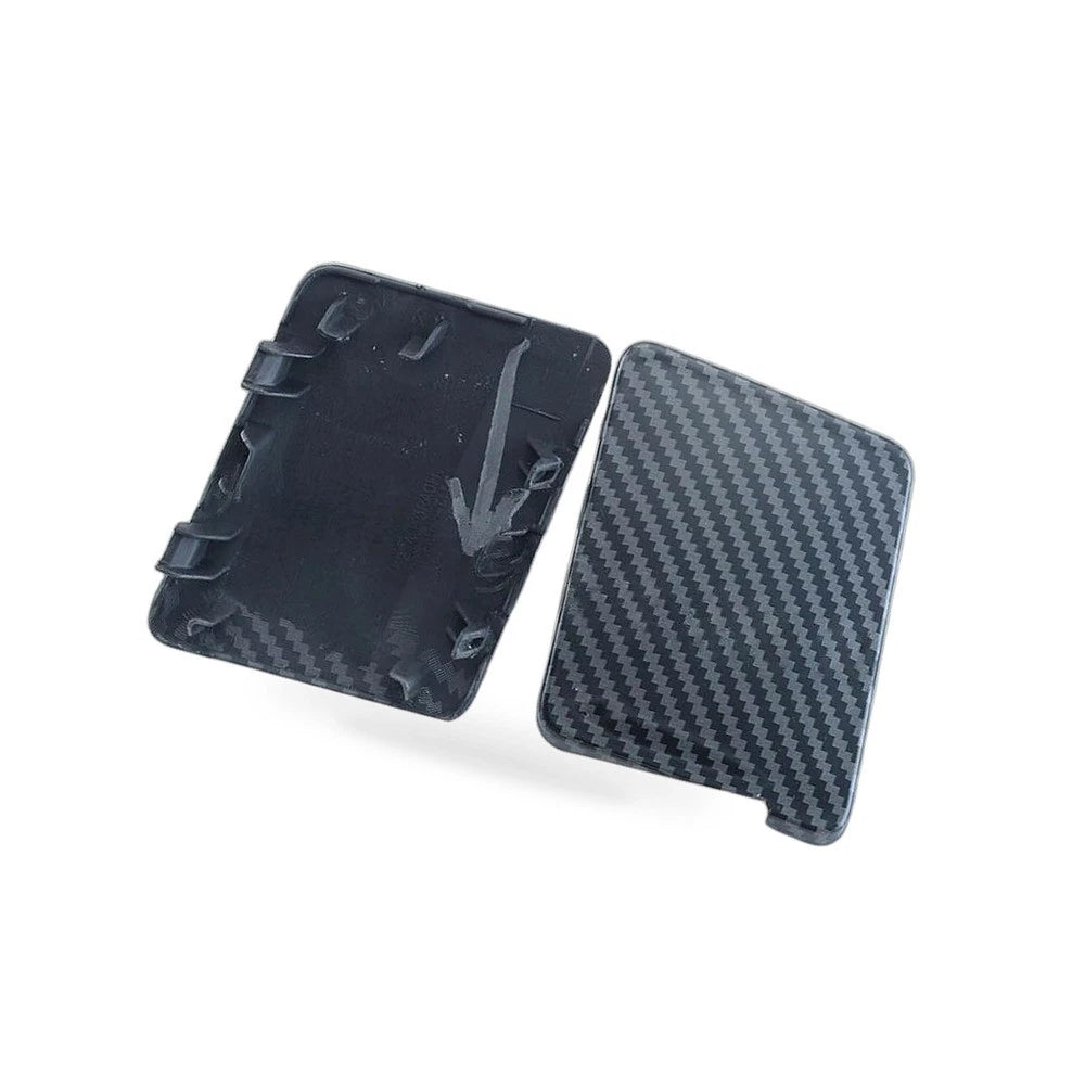 Front Tow Hook Cover for Nissan Sylphy Sentra (2012–2015) Carbon Fiber