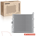 A/C Condenser with Bracket for Honda Civic, Civic del Sol (1992–1993)