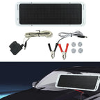 Solar Powered Trickle Charger for Car RV Boat Motorcycle Batteries