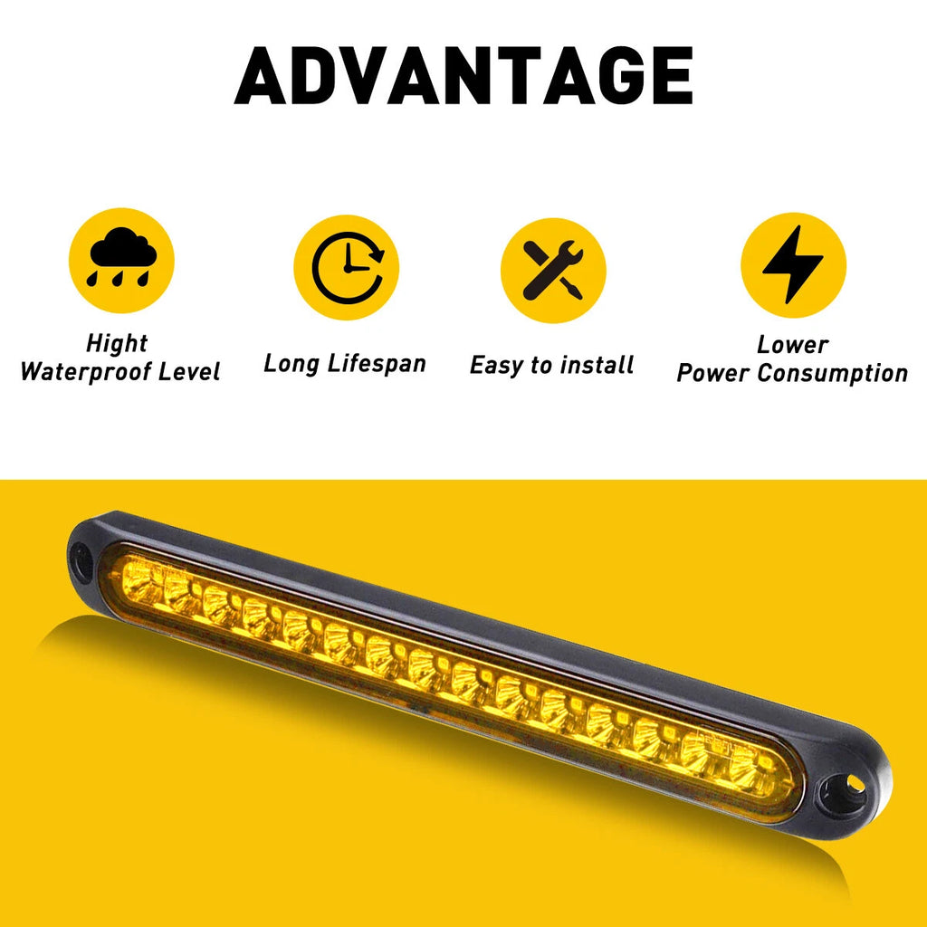 LED Flowing Turn Tail Light Bar for Truck Trailer (Waterproof)