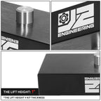 Set of 2 Leaf Spring Leveling Lift Blocks for Dodge Ram 1500 (1994–2002)