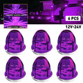 6X Purple LED Watermelon Marker Light for Universal (12-24V)