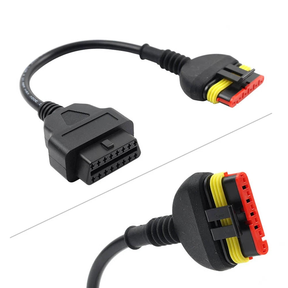 OBD2 Diagnostic Cable Adapter 6 to 16 Pin for Benelli Motorcycle